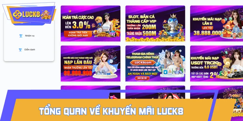 Khái quát nhanh thông tin về khuyến mãi LUCK8