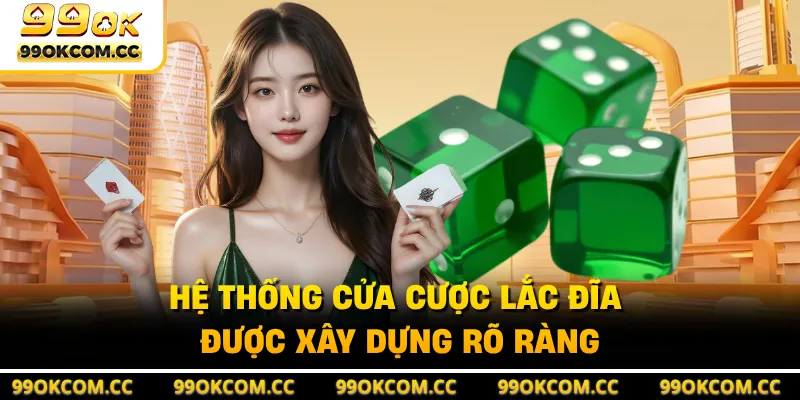 Hệ thống cửa cược lắc đĩa được xây dựng rõ ràng